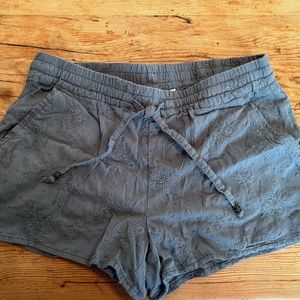 By Anthropologie Tasseled Paperbag Shorts